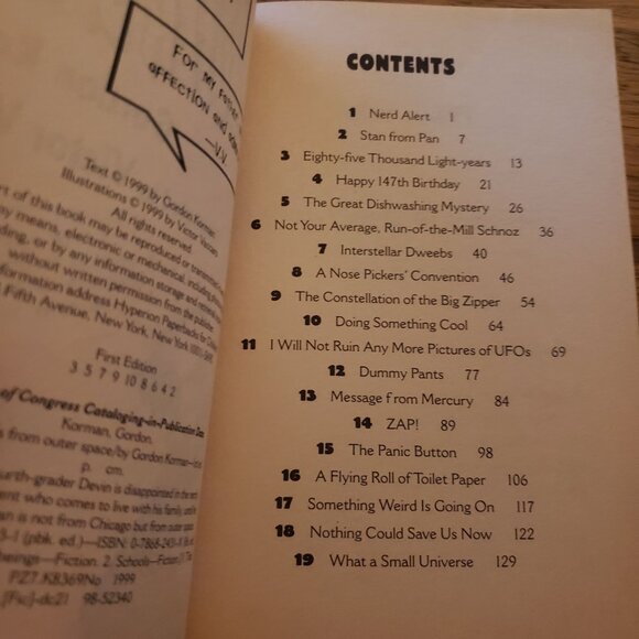 Nose Pickers From Outer Space By Gordon Korman 1999 Paperback Book - Picture 5 of 7